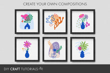 Load image into Gallery viewer, Abstract Floral Shapes SVG