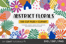 Load image into Gallery viewer, Abstract Floral Shapes SVG