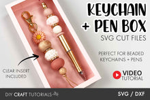 Load image into Gallery viewer, Bead Keychain and Pen Box SVG