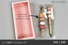 Load image into Gallery viewer, Bead Keychain and Pen Box SVG