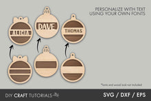 Load image into Gallery viewer, Name Ornament SVG