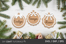 Load image into Gallery viewer, Bow Ornament SVG