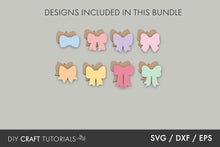 Load image into Gallery viewer, Bow Ornament SVG