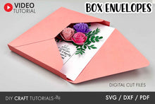 Load image into Gallery viewer, Box Envelope SVG Templates