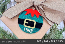 Load image into Gallery viewer, Christmas Round Sign SVG