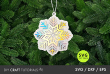 Load image into Gallery viewer, Snowflake SVG