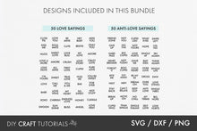 Load image into Gallery viewer, Candy Hearts SVG Bundle
