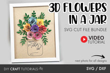 Load image into Gallery viewer, Flowers In Jar SVG