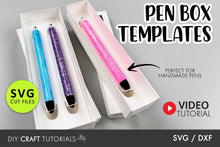 Load image into Gallery viewer, Epoxy Pen Box Template