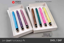 Load image into Gallery viewer, Epoxy Pen Box Template