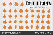 Load image into Gallery viewer, Fall Leaves SVG