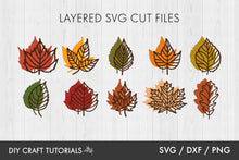 Load image into Gallery viewer, Autumn Leaves SVG