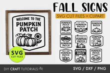 Load image into Gallery viewer, Pumpkin Patch Sign SVG
