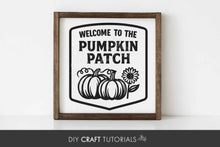 Load image into Gallery viewer, Pumpkin Patch Sign SVG