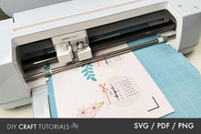 Load image into Gallery viewer, Floral Calendar SVG