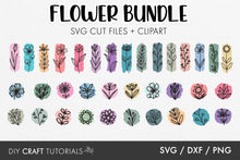 Load image into Gallery viewer, Flower SVG Bundle
