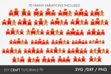 Load image into Gallery viewer, Gingerbread Family