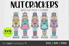 Load image into Gallery viewer, Pastel Nutcracker SVG