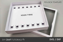 Load image into Gallery viewer, Pen Box Template
