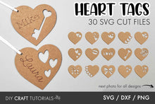 Load image into Gallery viewer, Heart Gift Tags