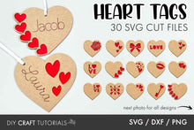 Load image into Gallery viewer, Layered Heart Gift Tags