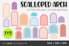 Load image into Gallery viewer, Lace Scalloped Arch SVG