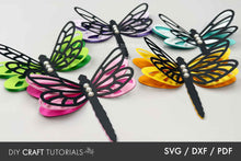 Load image into Gallery viewer, Colorful butterfly-shaped cutouts with pearl accents on a white background, featuring DIY craft tutorials text.