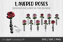 Load image into Gallery viewer, Layered Roses SVG
