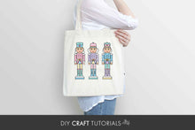 Load image into Gallery viewer, Pastel Christmas Nutcracker SVG