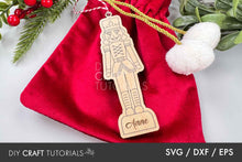 Load image into Gallery viewer, Female Nutcracker Ornament SVG