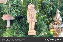 Load image into Gallery viewer, Female Nutcracker Ornament SVG