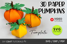 Load image into Gallery viewer, 3D Pumpkin SVG
