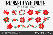 Load image into Gallery viewer, Poinsettia SVG