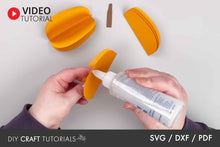 Load image into Gallery viewer, 3D Paper Pumpkin SVG