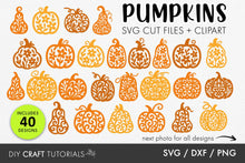 Load image into Gallery viewer, Pumpkin SVG Bundle