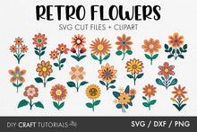 Load image into Gallery viewer, Retro Flower SVG