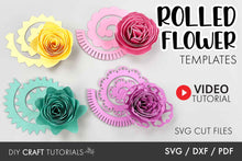 Load image into Gallery viewer, Rolled Flower SVG - Set 3