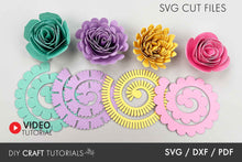 Load image into Gallery viewer, Rolled Flower SVG - Set 7