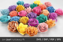 Load image into Gallery viewer, Rolled Flower SVG Bundle