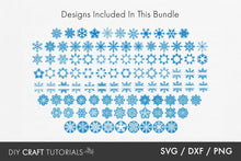 Load image into Gallery viewer, Snowflake SVG Bundle