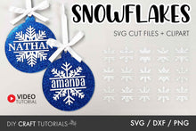 Load image into Gallery viewer, Snowflake SVG Bundle