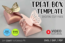 Load image into Gallery viewer, Butterfly Treat Box svg