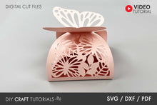 Load image into Gallery viewer, Butterfly Treat Box svg