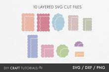 Load image into Gallery viewer, Wavy Invitation SVG