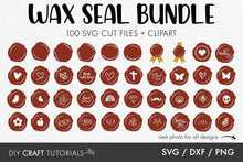 Load image into Gallery viewer, Wax Seal SVG Bundle