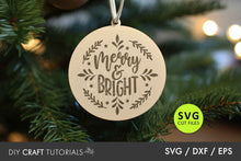 Load image into Gallery viewer, Christmas Ornament SVG