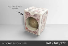 Load image into Gallery viewer, 2.75" Christmas Ornament Gift Box SVG