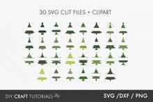 Load image into Gallery viewer, Split Christmas Tree SVG