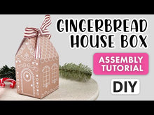 Load and play video in Gallery viewer, Gingerbread House Gift Box