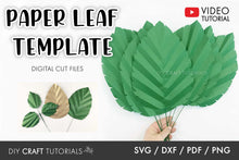 Load image into Gallery viewer, Leaf SVG Template 9
